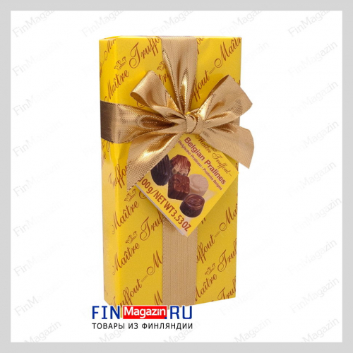 Бельгийский шоколад Maître Truffout пралине gold 100 гр