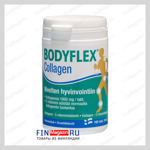 Витамины для суставов Bodyflex Collagen 180 табл Hankintatukku
