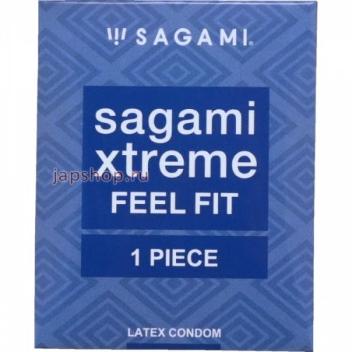 Презервативы ассиметричные латексные Sagami Xtreme FEEL FIT, 1 шт (4974234811304)