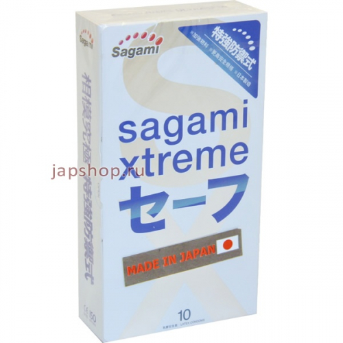Презервативы Sagami Xtreme Ultrasafe, 10шт (4974234101351)