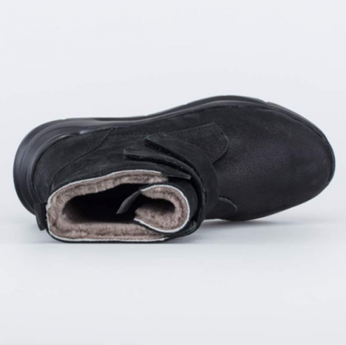 752205-53 ботинки школьно-подростковые, черный