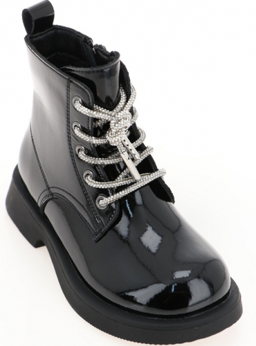 KPG002-060 Ботинки дошкольные, чёрный