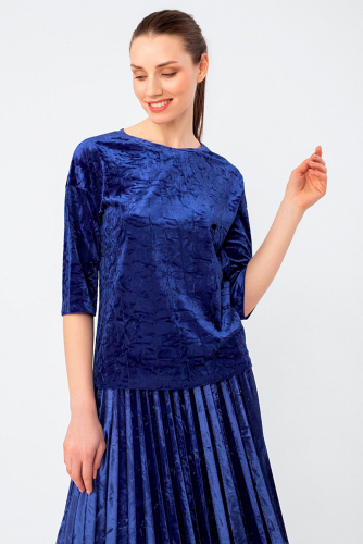 Блуза POMPA #305535 1152911rw0465 Синий Ст.цена 1520р.