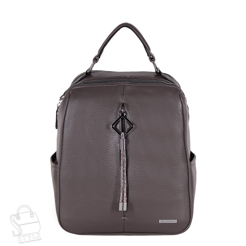 Рюкзак женский 69088-1 gray Velina Fabbiano/30