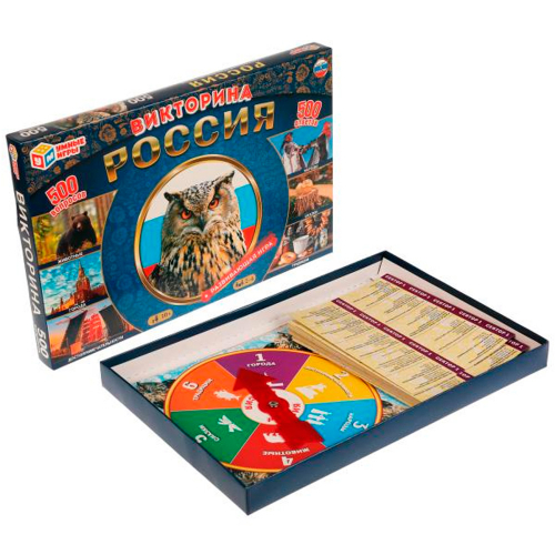 Игра Умка Россия Викторина 500 вопросов 4680107974471 в Нижнем Новгороде