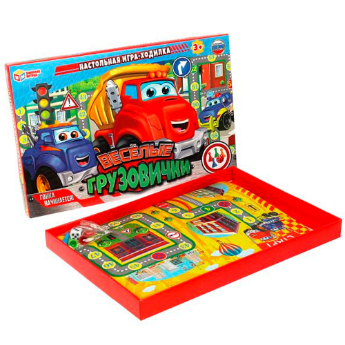 Игра Умка Веселые грузовички.Ходилка 4650250574019 в Нижнем Новгороде