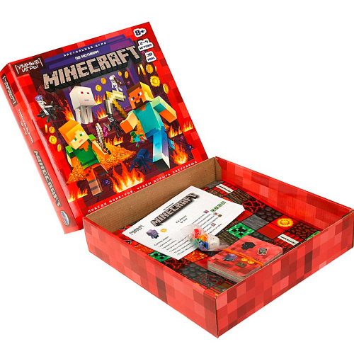 Игра Умка По мотивам Minecraft. Ходилка квадрат.40карточек 4650250598046 в Нижнем Новгороде