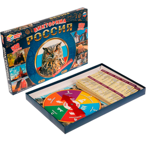 Игра Умка Россия Викторина 500 вопросов 4680107974471 в Нижнем Новгороде