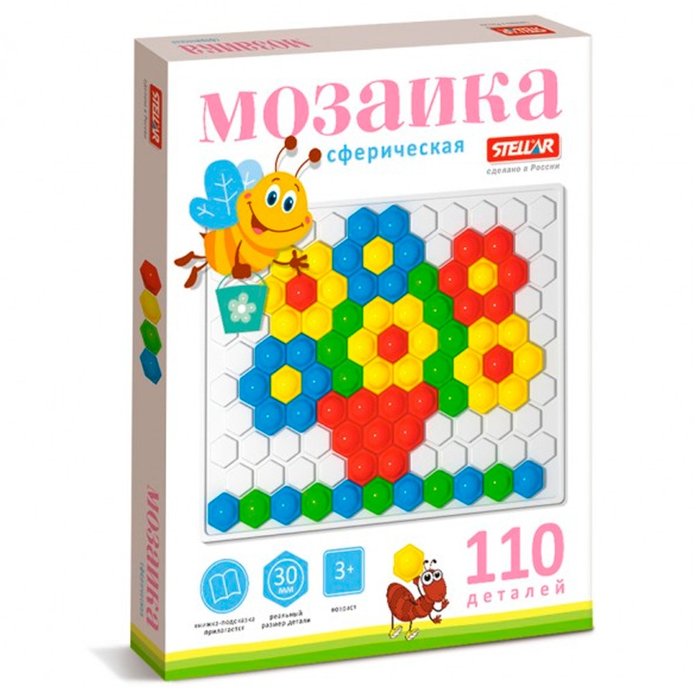 Мозаика d 30мм сфера 110 дет 01038 Стеллар /12/ в Нижнем Новгороде