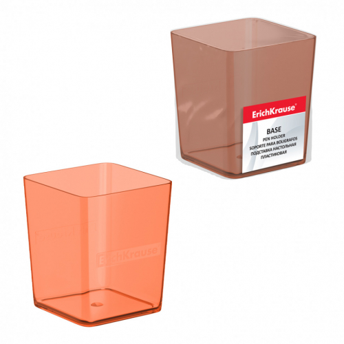 Подставка настольная пластиковая ErichKrause® Base, Neon, оранжевая