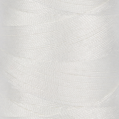 Швейные нитки (армированные) 200 ЛХ 500 м белый №0101 на пластик. конусе