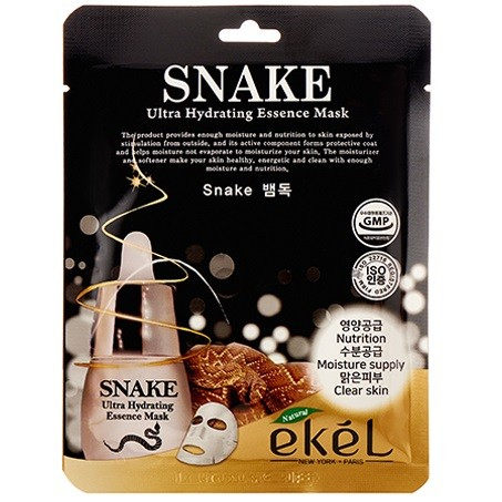 274635 EKEL Snake Ultra Hydrating Essence Mask Тканевая маска для лица с пептидом змеиного яда 25мл