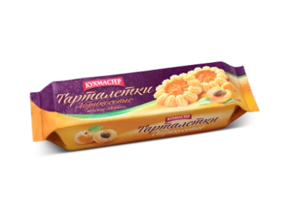 Печенье Кухмастер Абрикосовые тарталетки 240гр