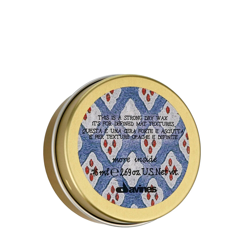 DAVINES Воск сухой для текстурных матовых акцентов / Strong Dry Wax 75 мл