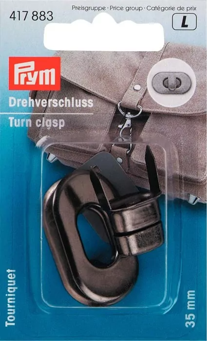 Поворотный замок для сумок PRYM
