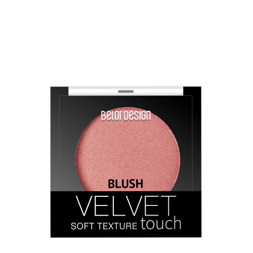 Belor Design/Румяна для лица Velvet Touch, тон 105 бархатная роза