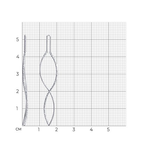 94-120-01036-1 - Серьги из серебра