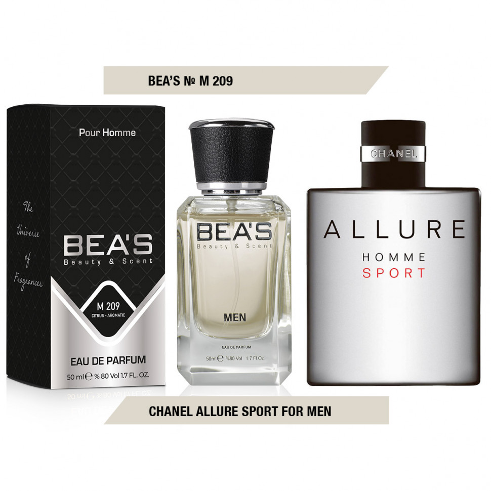 Мужская парфюмерия Парфюм Beas Chanel Allure Sport Men 50 ml арт. M 209
