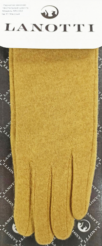 Перчатки женские шерсть Цвет 31 горчица