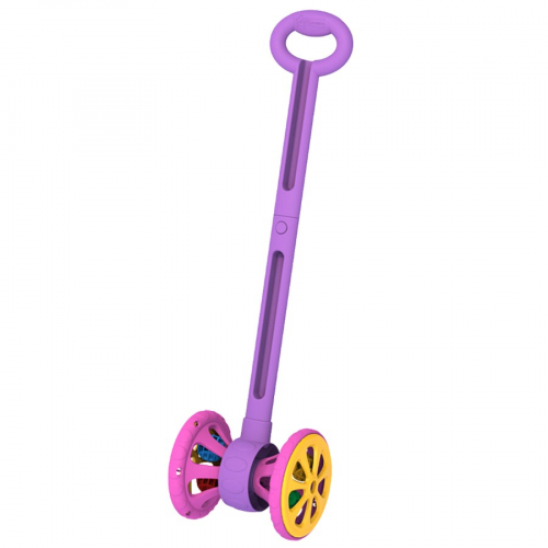 Каталка Весёлые колёсики с шариками фиолетово-розовая 760 Норд /10/ в Нижнем Новгороде