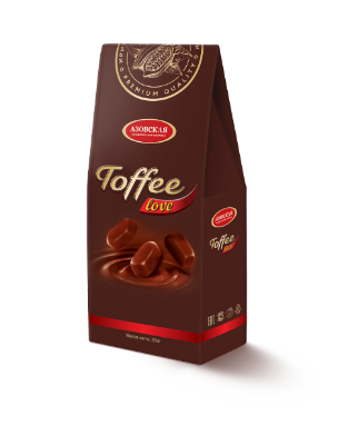 Ирис глазированный шоколадный Toffee love