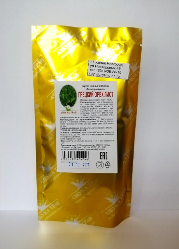 Грецкий орех, лист 1,5гр*20 фильтр-пакетов Азбука трав (Juglans regia L.)
