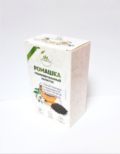 Ромашка аптечная, гранулированные напиток 100гр АлтайФлора (Chamomilla recutita L.)
