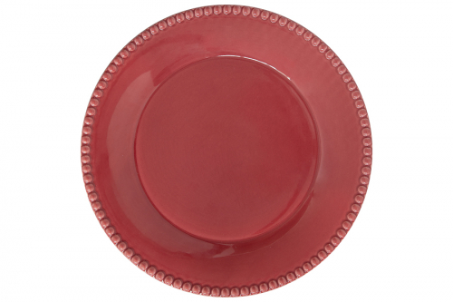 Тарелка обеденная Tiffany, бургунди, 26 см, 62478