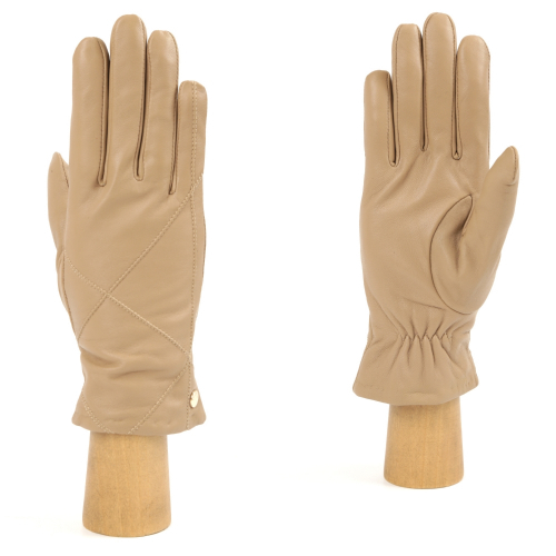 Перчатки стеганые, 100% нат. кожа (ягненок), подкладка: шерсть, FABRETTI GLF5-3