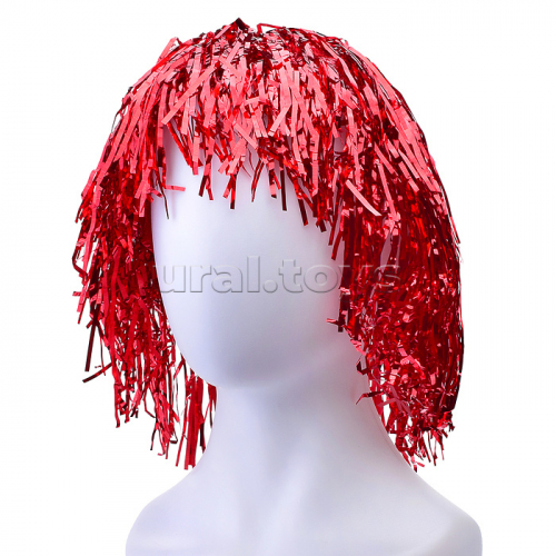 Карнавальный парик (цвет красный)