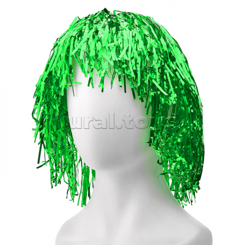 Карнавальный парик (цвет зеленый)