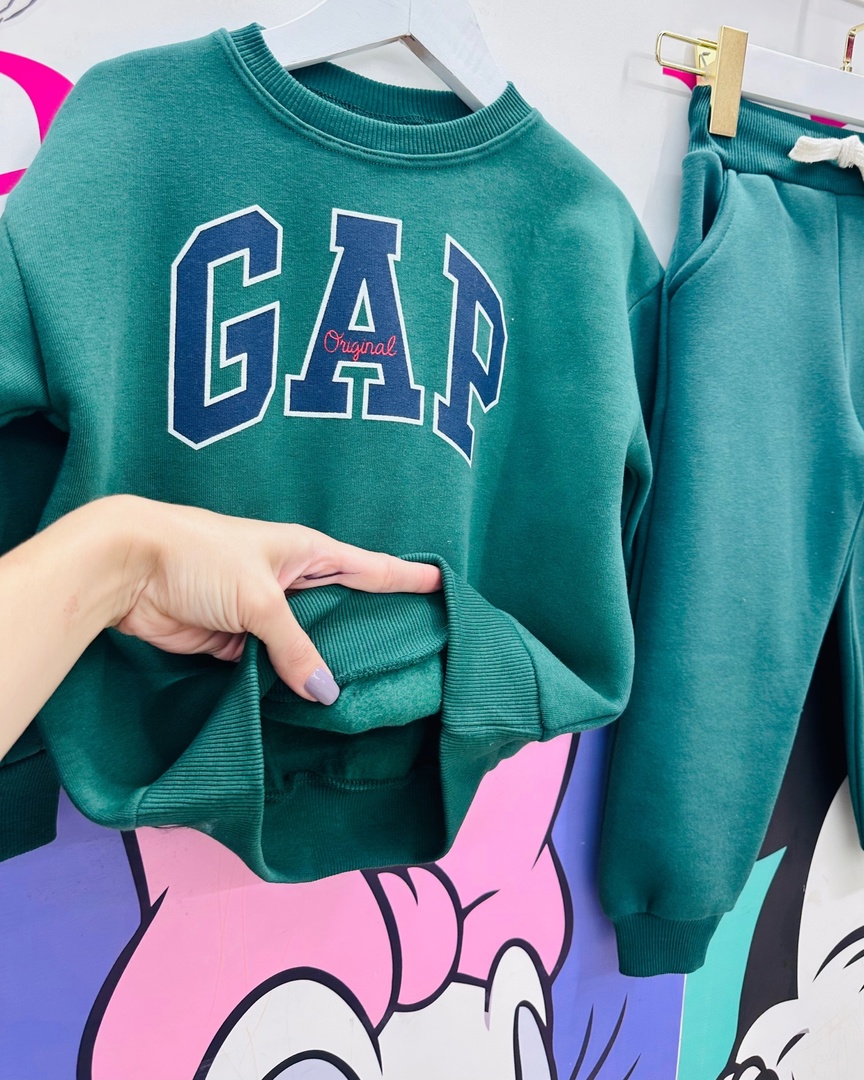 Детский костюм GAP Флис зел. Zar*a