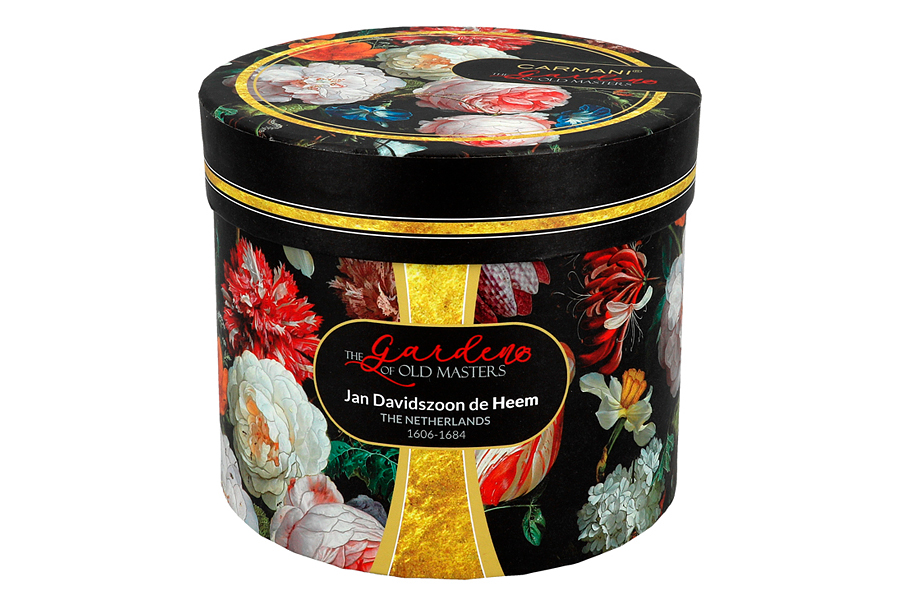 Кружка, 400 мл, фарфор F, черная, Маки, Baroque flowers, 62361