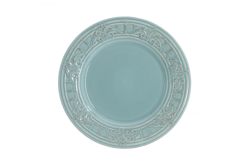 Тарелка закусочная Venice голубой, 22,5 см, 62455