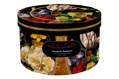 Пара чайная, 1 перс, 2 пр, 250 мл, фарфор F, черная, Тюльпан, Baroque flowers, 62365