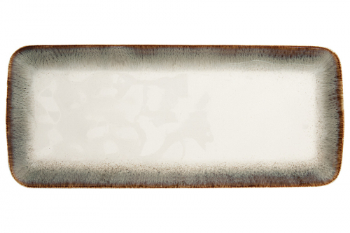 Блюдо прямоугольное Nuances, коричневое, 36х16 см, 62169