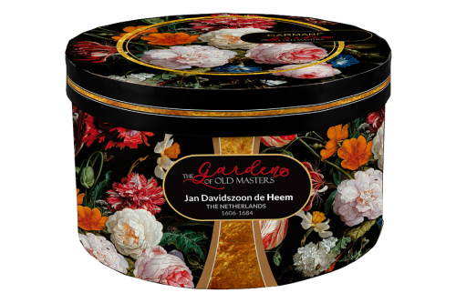 Пара чайная, 1 перс, 2 пр, 250 мл, фарфор F, черная, Розы, Baroque flowers, 62364
