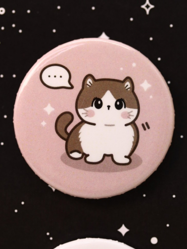 Набор значков 3 шт. iLikeGift Аниме «Cute cat»