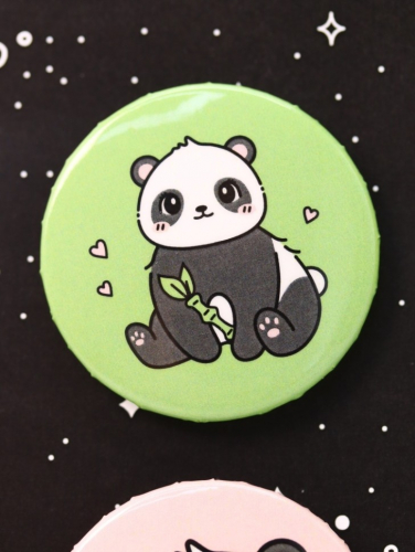 Набор значков 3 шт. iLikeGift Аниме «Panda»