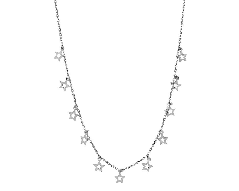 Колье из серебра без вставки, ТФК-75