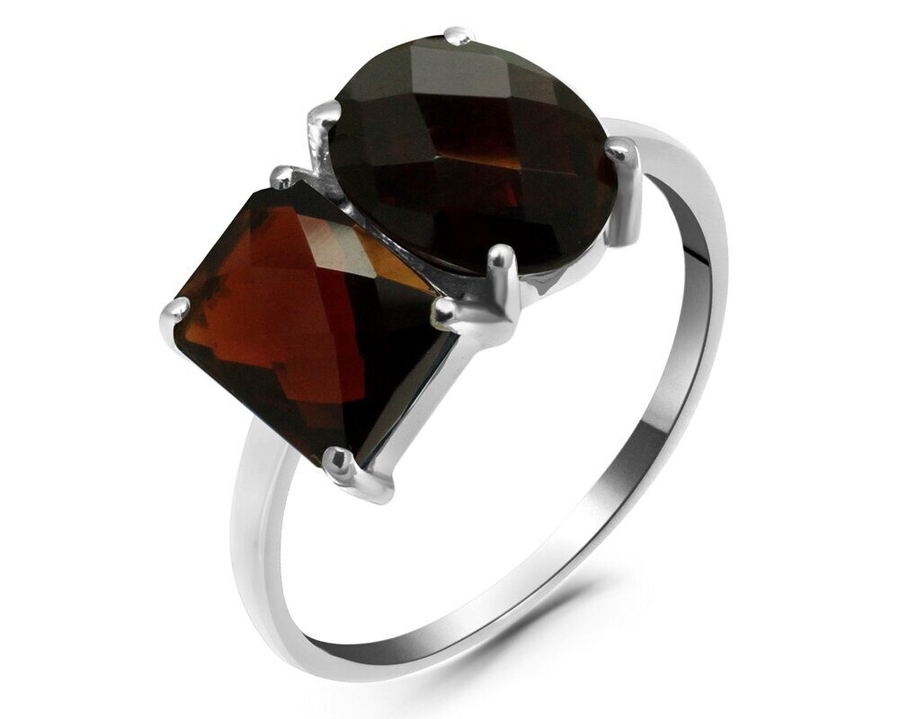 Кольцо из серебра гранат, Авангард