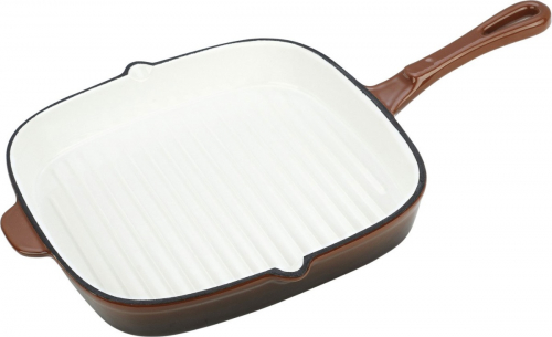 Сковорода чугунная Vitesse VS-2309 26см без крышки внешнее и внутреннее эмалевое покрытие (4) оптом