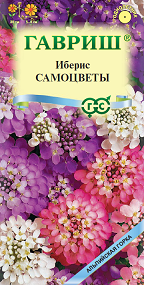 Цветы Иберис Самоцветы, смесь 0,1 г ц/п Гавриш (однол.)