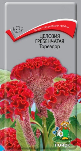 Цветы Целозия греб. Тореадор 0,1 г ц/п Поиск (однол.)