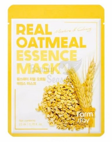 Маска тканевая с экстрактом овсянки FARMSTAY Real Oatmeal Essence Mask