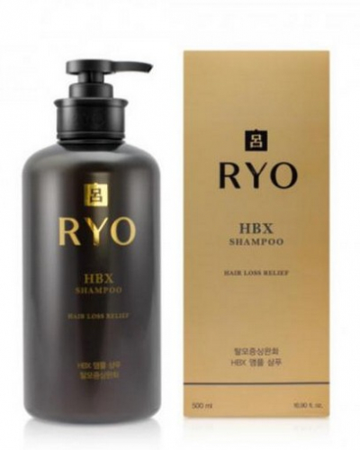 Шампунь против выпадения волос премиум-класса RYO HBX Ampoule Shampoo Hair Loss Relief