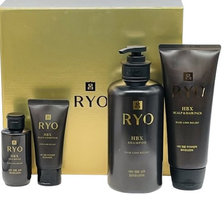 Набор премиум средств против выпадения волос RYO HBX Shampoo  Hair & Pack 2pcs Set