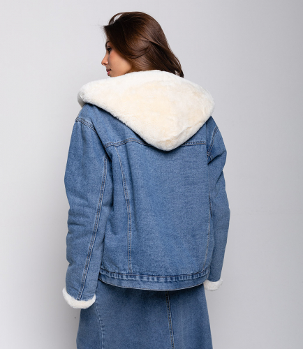 Ст.цена 2590руб.Джинсовая куртка #КТ3329 (1), голубой