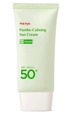 Крем солнцезащитный веганский с пантенолом MANYO Panthe-Calming Sun Cream SPF 50+ PA++++