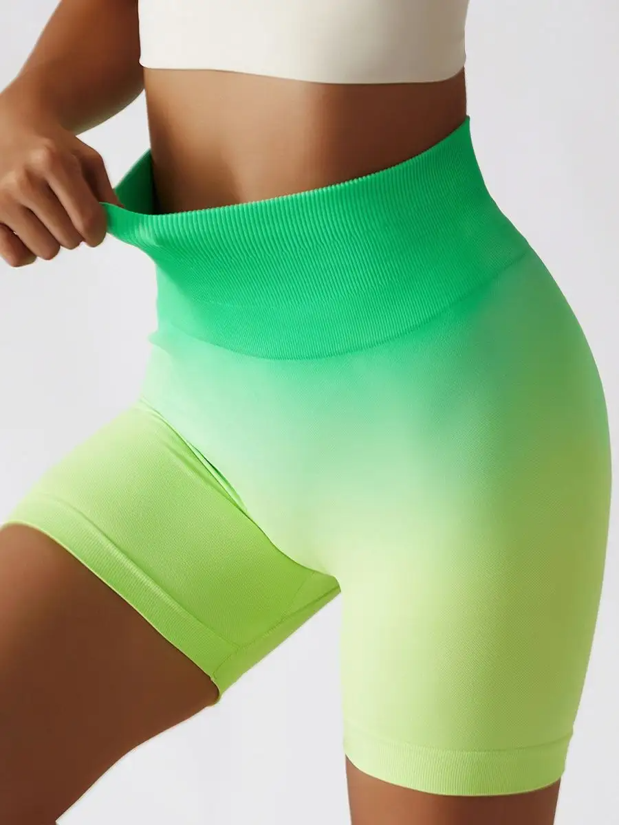 Велосипедки/Спортивные шорты градиентные. Sheldi